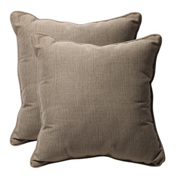 Декоративные подушки Monti Chino 18,5 ", набор из 2 шт. Pillow Perfect