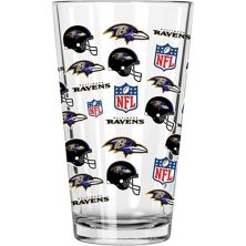 Baltimore Ravens 16oz. Allover Print Pint Glass Unbranded