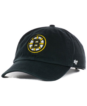 Мужская регулируемая бейсболка Boston Bruins Clean Up '47 Brand