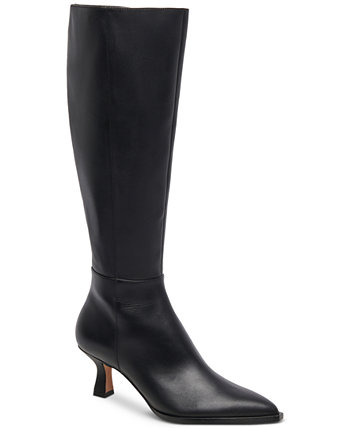Женские высокие классические ботинки Auggie с острым носком на каблуке-китенке Dolce Vita