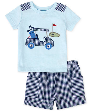 Футболка и шорты Golf Cart для маленьких мальчиков, комплект из 2 предметов Baby Essentials