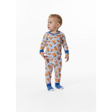 Sleep On It Infant/Toddler Boys Sea Ya! Пижамный комплект Octopus Snug Fit из 2 предметов для сна с подходящими носками Sleep On It