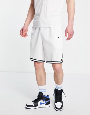 Баскетбольные шорты Nike Dri-FIT DNA из поликнита белого цвета для мужчин Nike