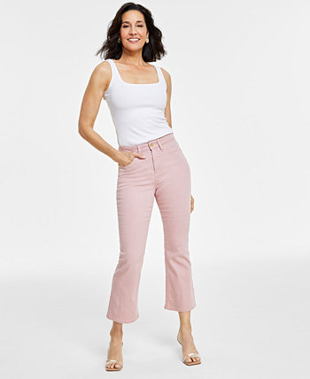 Женские укороченные джинсы-клеш с высокой посадкой, созданные для Macy's I.N.C. International Concepts