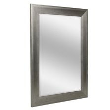 Настенное зеркало Head West в серой металлической рамке 29&#34; х 35&#34; Head West