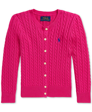 Кардиган Polo Ralph Lauren Для девочек Cable-Knit Cotton Polo Ralph Lauren