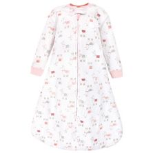 Hudson Baby Infant Girl Premium Quilted Long Sleeve Sleeping Bag and Wearable Blanket, Llama Hudson Baby
