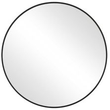 Slim Round Wall Mirror Unbranded