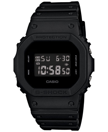 Мужские цифровые черные часы с ремешком из смолы 43х43мм G-Shock
