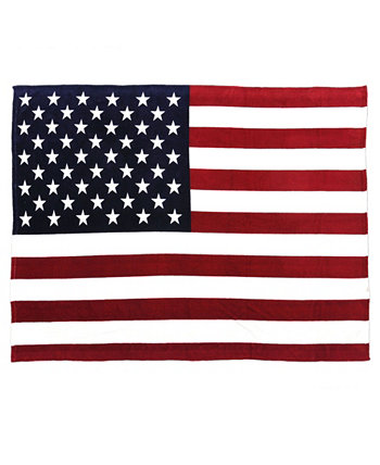 Одеяло из флиса с флагом США Tadpoles