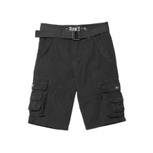 Boys Belted Twill Cargo Shorts RawX