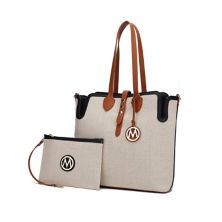 Mkf Collection Xenia Circular Print Tote Bag With Wallet By Mia K - 2 Pieces MKF Collection