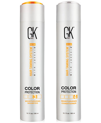 GKHair Color Protection Увлажняющий шампунь и кондиционер (два предмета), 10,1 унции, от PUREBEAUTY Salon & Spa Global Keratin
