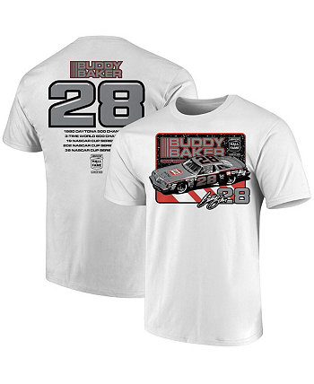 Мужская белая футболка Buddy Baker NASCAR Hall of Fame Class of 2020 Inductee SMI Properties