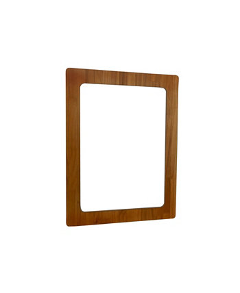 Прямоугольное деревянное зеркало, 26 x 34 дюйма Mirrorize