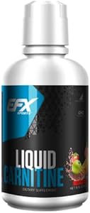 EFX Sports L-Carnitine Liquid (Жидкость) 1500mg, Improve Performance and Strength, Vitamin B5 (31 Servings (Порции), Fruit Punch) EFX Sports