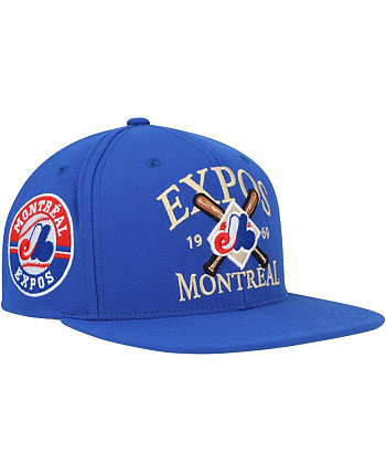 Men's Royal Montreal Expos Cooperstown Collection Grand Slam Snapback Hat Mitchell & Ness