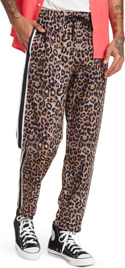 Спортивные брюки с леопардовым принтом MAVRANS