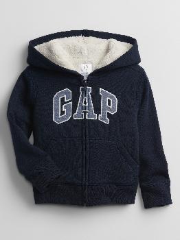 Толстовка с логотипом babyGap на подкладке из шерпы Gap Factory