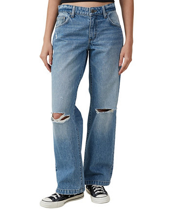 Женские прямые джинсы с низкой посадкой COTTON ON