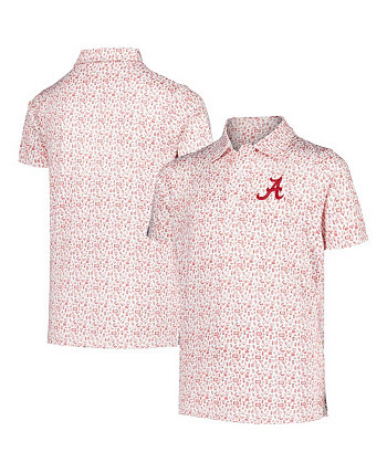 Рубашка-поло с принтом Big Boys Crimson Alabama Crimson Tide Garb