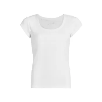 Milla Short-Sleeve Rib-Knit Top PAPINELLE