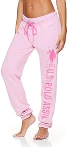 U.S. Polo Assn. Womens Sweatpants - Women Joggers Sweats with Logo Print - French Terry Poly-Cotton U.S. Polo Assn.