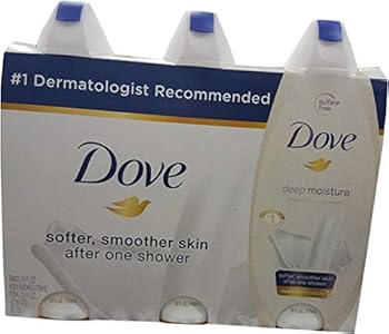 Dove Deep Moisture Body Wash (3/ 24 Oz Net Wt 72 Oz),, () Dove