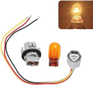 1 Set Car Lighting Bulb Turn Signal Bulb Socket Wire Harness Set, Standard Interface Plug-and-play Replacement 26243-5HA0A, Compatible with Nissan Rogue Altima Pathfinder (Multicolored) Sephile