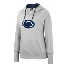 Женский пуловер с капюшоном Penn State Nittany Lions Heather Grey NCAA