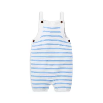 Baby Boy's Striped Sweater Overalls Janie and Jack
