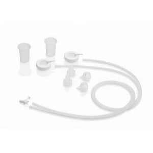 Ameda Spare Parts Kit for Breast Pump Includes: (4) Valves, (2) Silicone Tubing, (2) Silicone Diaphragms, (2) Adapter Caps, (1) Tubing Adapter Ameda