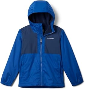 Columbia Boys' Rainy Trails Ii Fleece Lined Jacket Columbia