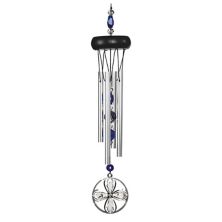 FC Design 15&#34; Long Blue Wooden Top Gem Wind Chime Perfect Gifts for Holiday F.C Design