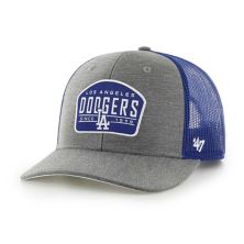 Мужская темно-серая кепка Los Angeles Dodgers Slate Trucker Snapback '47 Unbranded