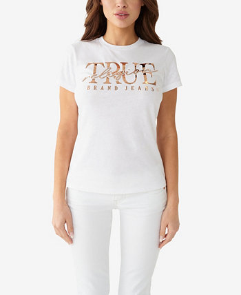 Женская узкая футболка с короткими рукавами True Religion