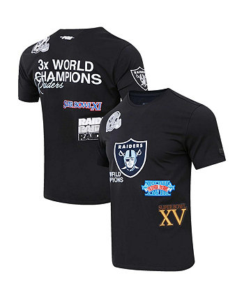 Мужская черная футболка чемпионата Las Vegas Raiders Championship Pro Standard