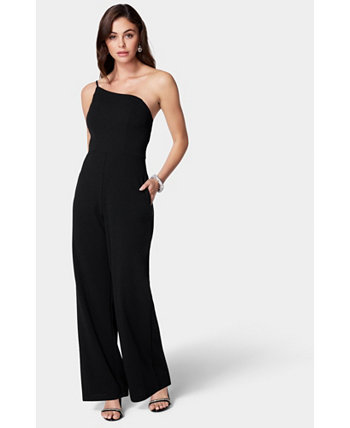 Women's One Shoulder Core Jumpsuit Bebe