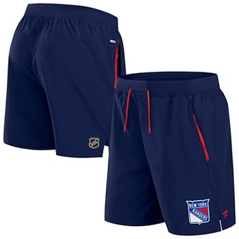 Men's Fanatics  Navy New York Rangers Authentic Pro Rink Performance Shorts Fanatics Brands - White Label