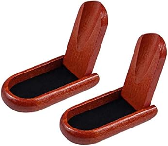 AUEAR, 2PCS Foldable Pipe Holder Collapsible Wood Pipes Compatible for Cigar Tobacco Cigarette Single Pipe Decorative Display Stand Rack Rest Auear