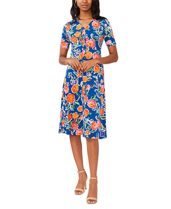 Женское Платье с Цветочным Принтом MSK MSK