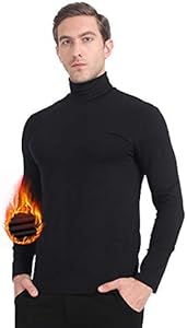 Мужская Базовая майка Subuteay Thermal Shirts с флисовой подкладкой, длинный рукав, компрессионный основной слой Subuteay