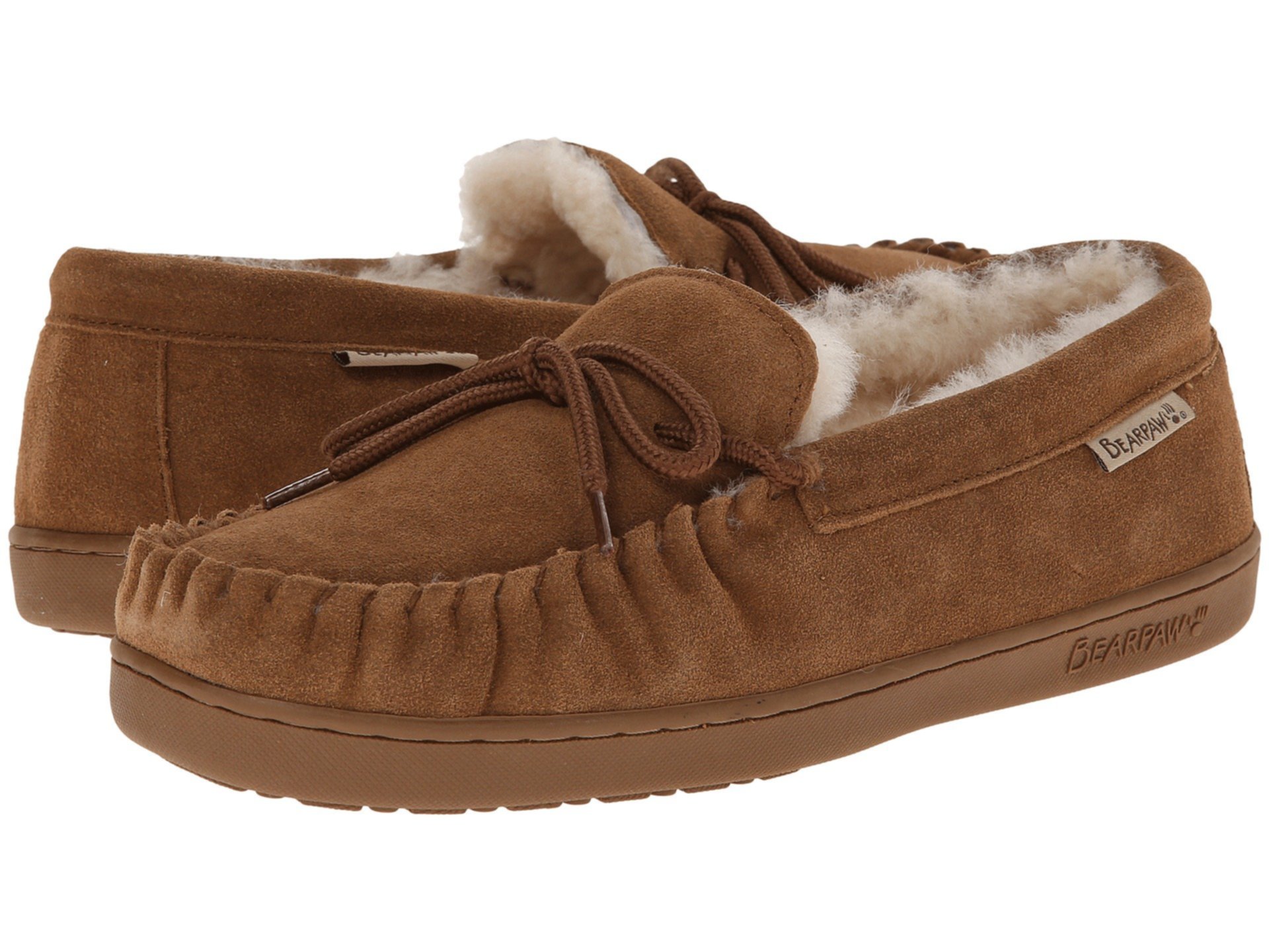 Легкие и удобные угги Bearpaw Moc II с овечьей шерстью для холодного сезона Bearpaw
