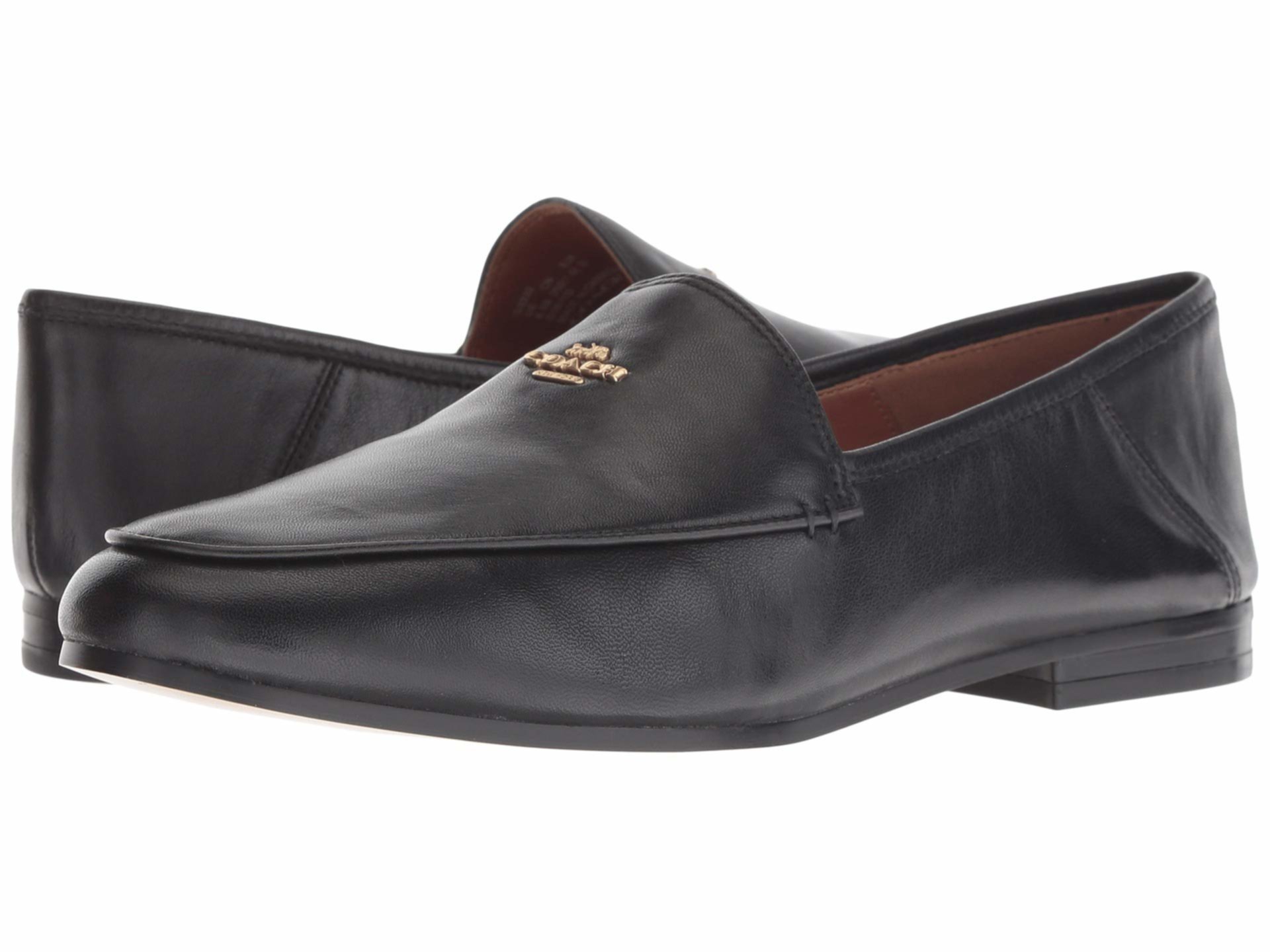 Hallie Leather Loafer Coach
