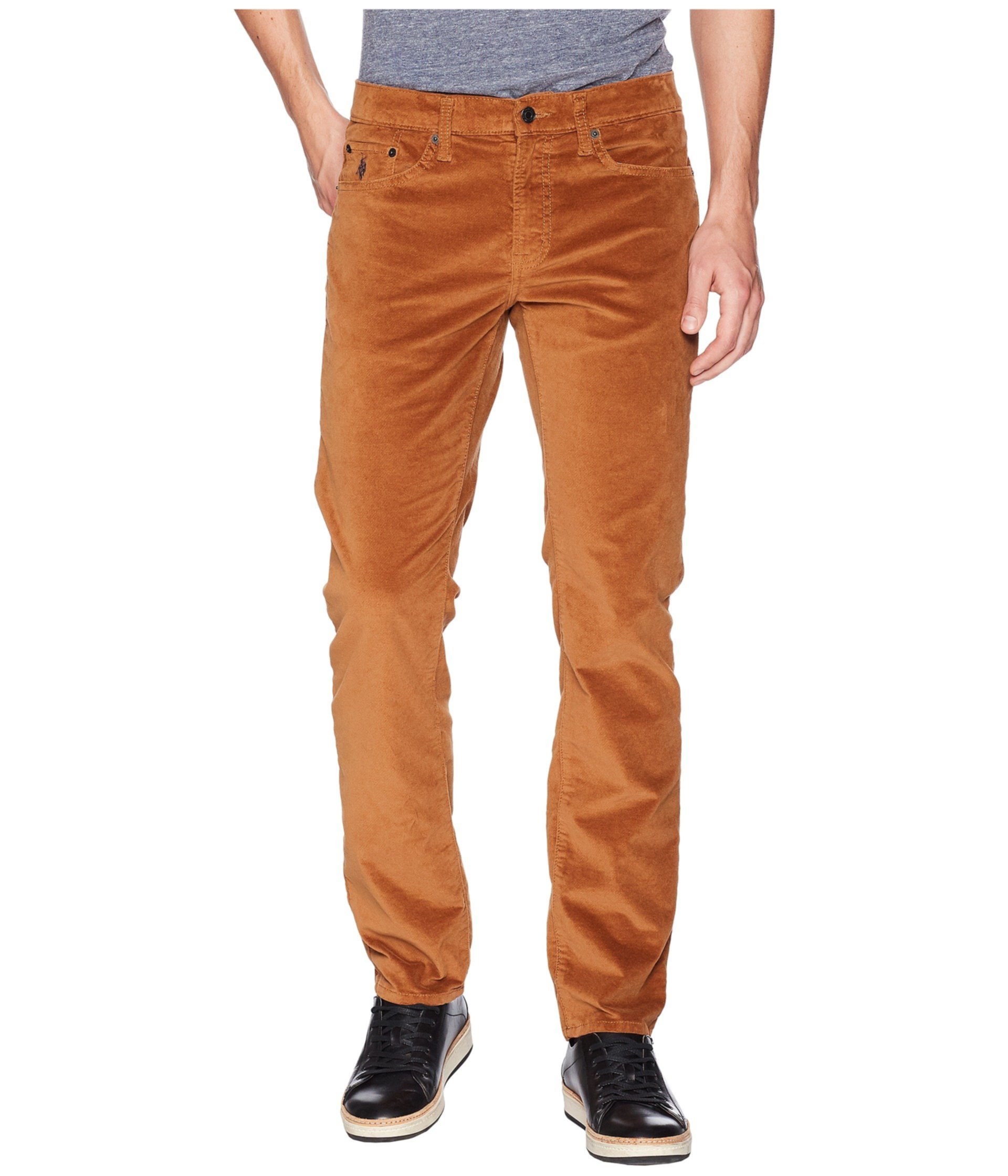 Мужские Повседневные брюки U.S. POLO ASSN. Slim Straight Corduroy Pants U.S. Polo Assn.