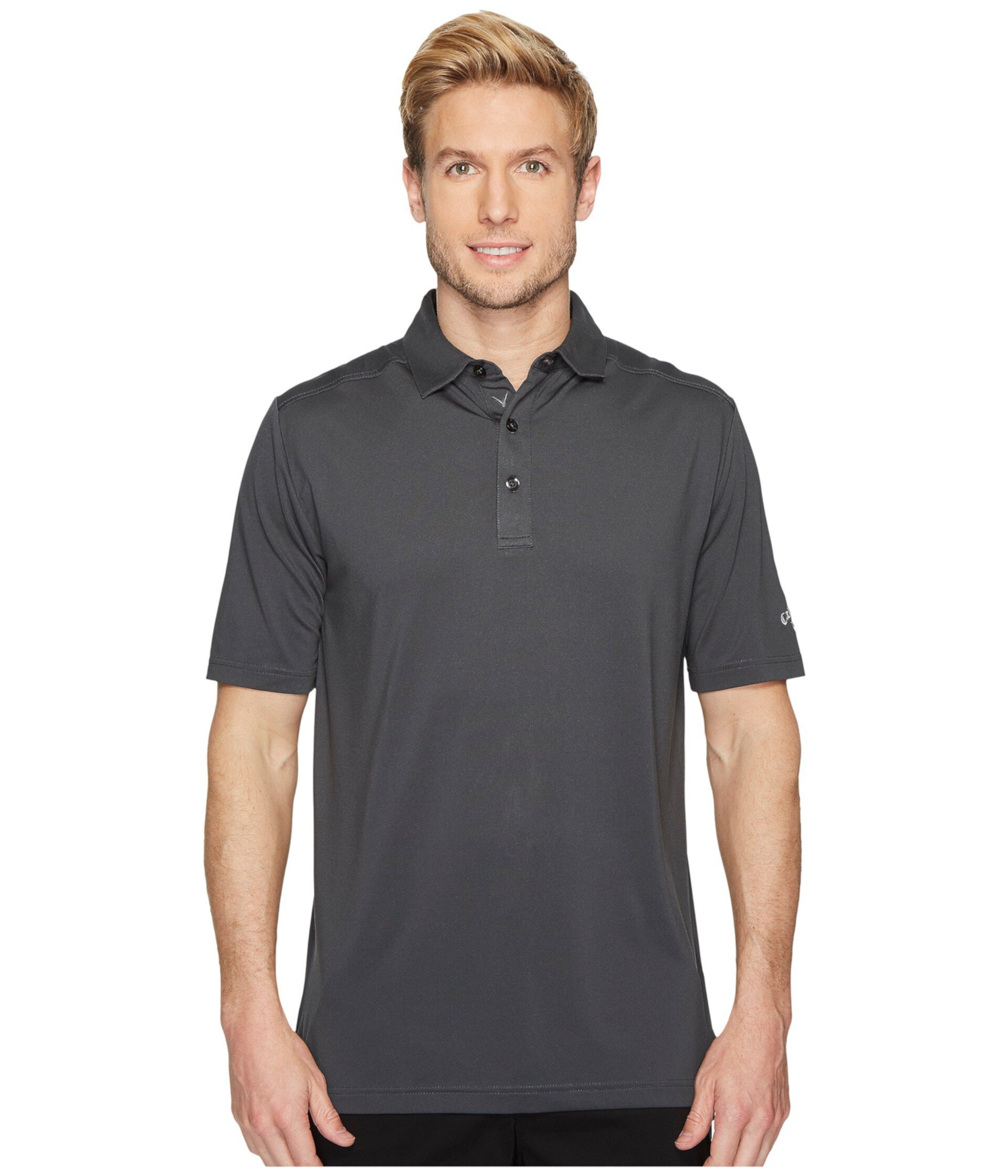 Мужская Спортивная Одежда Callaway Opti-Dri™ Micro-Hex Solid Polo Callaway