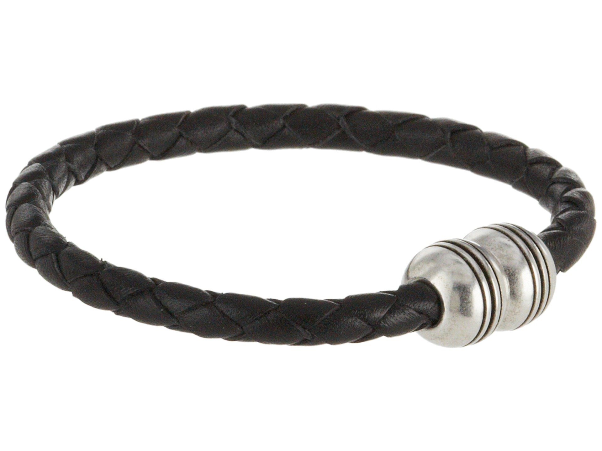 Thick Braided Leather Bracelet Torino Leather Co.