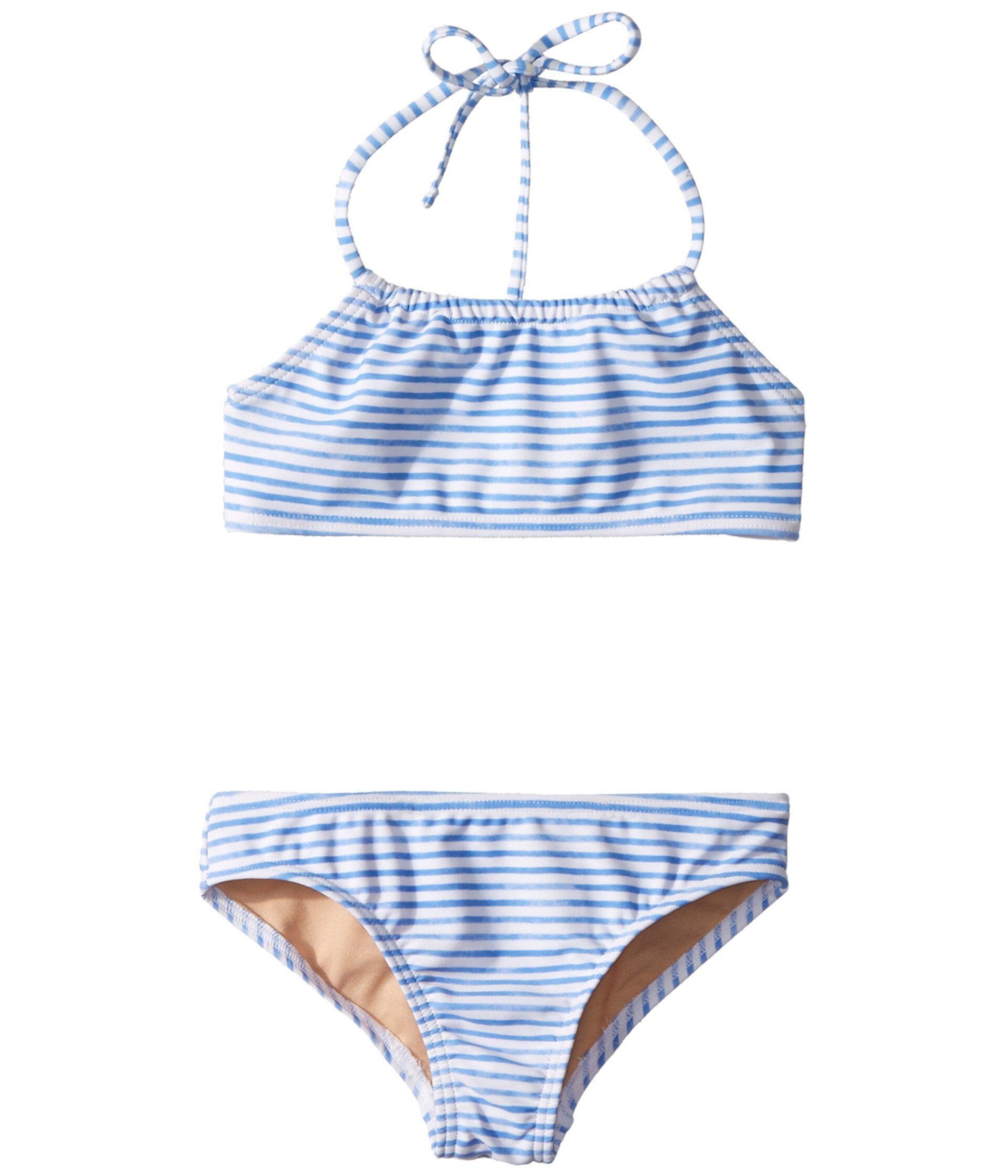 Акварель Blue Bandeau Halter Bikini (Младенец / Малыш / Маленькие дети / Большие дети) Toobydoo