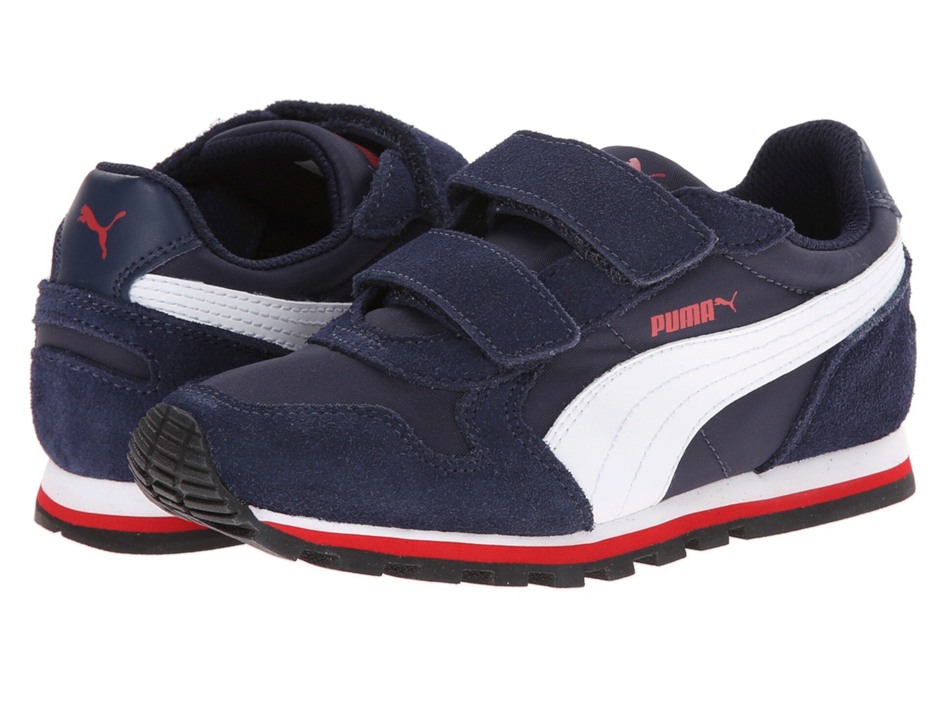 ST Runner Non-Leather Hook and Loop (Toddler/Little Kid/Big Kid) Puma Kids