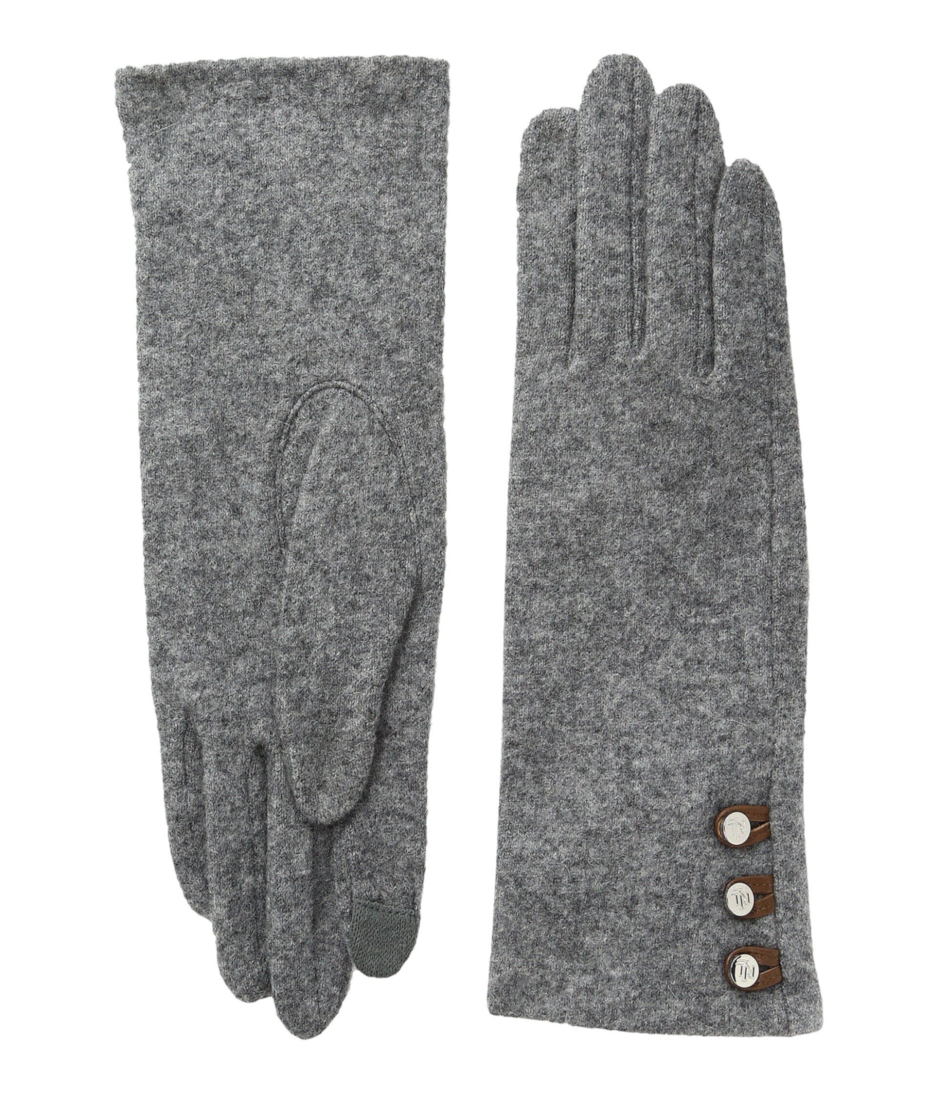 Сенсорные перчатки с тремя кнопками Ralph Lauren
